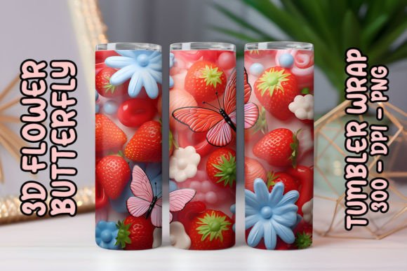 3D Strawberry Tumbler 6: A Stylish and Versatile Drinkware Solution