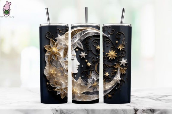 3D Tumbler Wrap Bright Night Skies 20: A Vibrant Addition to Your Creative Projects