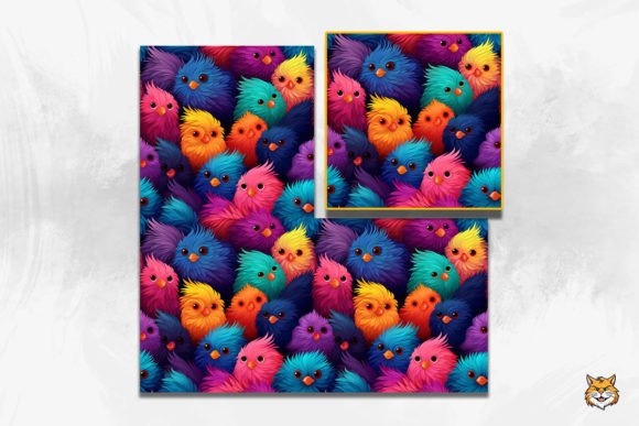 Charming Chicks Seamless Pattern 1
