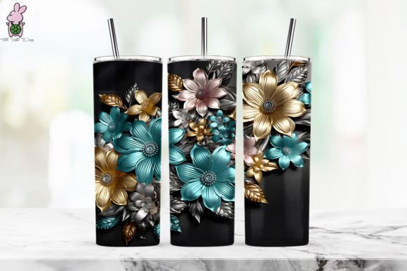 Discover the Beauty of 3D Tumbler Wrap Spring Flowers 18