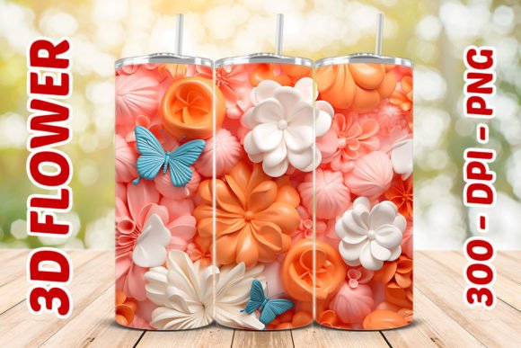 Discover the Versatile 3D Apricot Tumbler 3