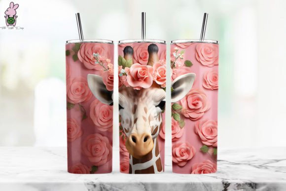 Embracing Creativity: The 3D Giraffe with Flowers Tumbler Wrap 6 and Its Impact on Modern Design