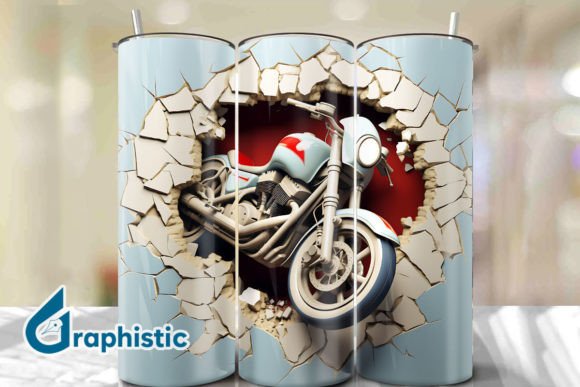Enhance Your Designs with 3D Smashed Wall Backgrounds