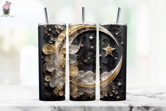 Explore the Mesmerizing 3D Tumbler Wrap Bright Night Skies 1 Design
