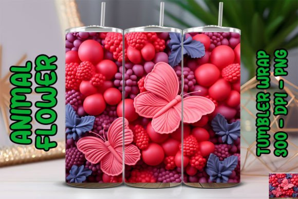 Exploring the 3D Raspberry Tumbler 3: A Versatile and High-Quality Digital Asset