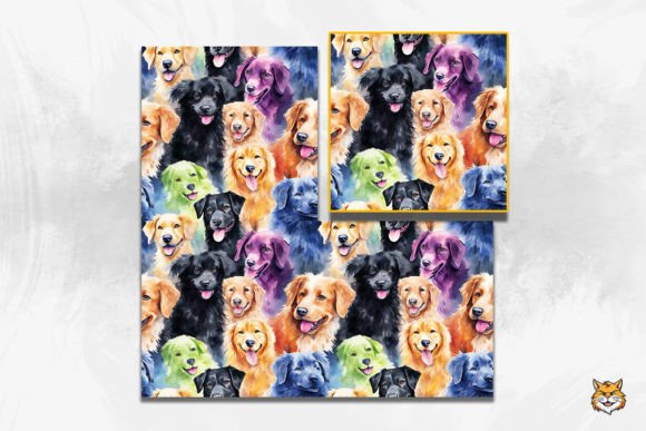 Exploring the Versatility of Puppies Seamless Pattern 13 in Creative Projects