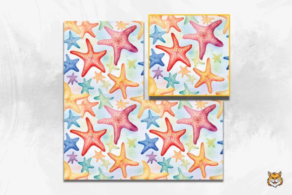 Starfish Seamless Pattern: A Versatile Design Element for Creative Projects