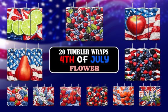 Strategic Use of 3D 4th of July, Tumbler Wraps for Enhanced Branding and Customer Experience