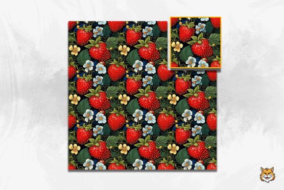 Strawberry Seamless Pattern 14: A Versatile Design Solution