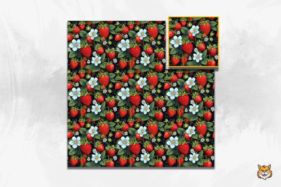 Strawberry Seamless Pattern 2: A Versatile Design for Your Creative Projects