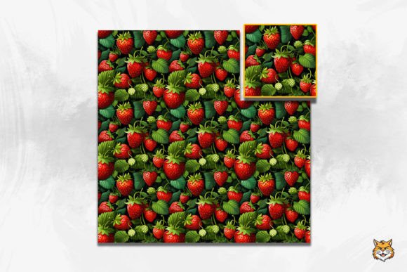 Strawberry Seamless Pattern 4: A Versatile Design for Your Creative Projects